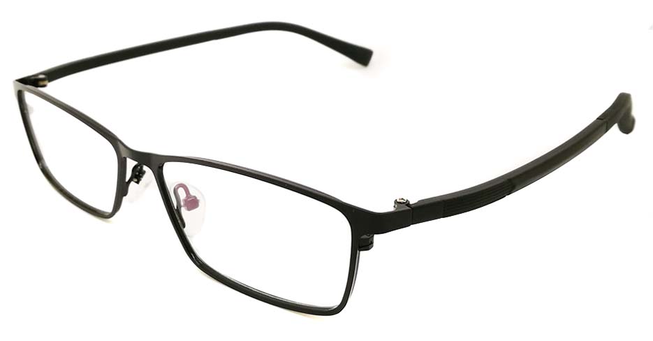 Blend black oval glasses frame JX-8587-C4
