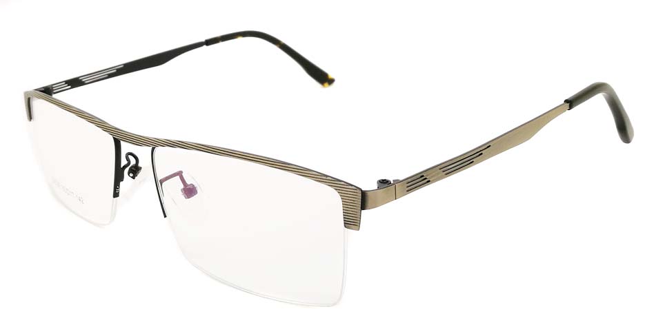 Grey Rectangular blend glasses frame JX-32032-C14