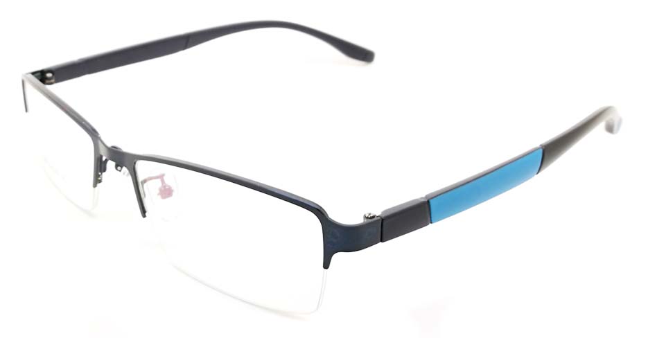 Blue blend Rectangular glasses frame JX-3038-C5