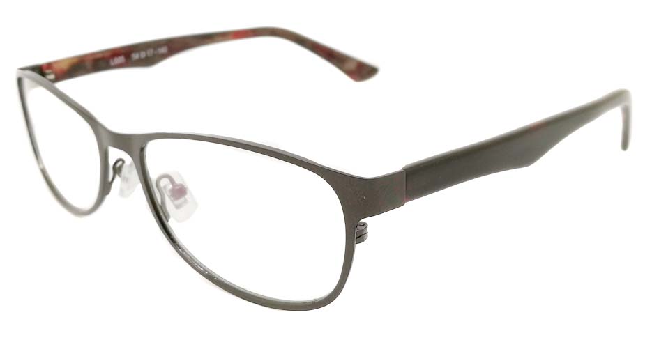 blend grey oval glasses frame JX-L012-C9