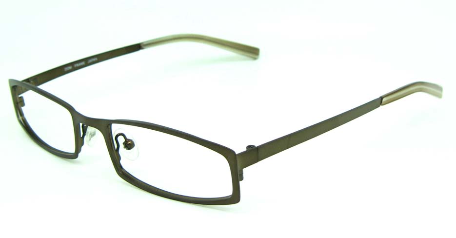 Tea Metal rectangular glasses frame     HL-1059-10
