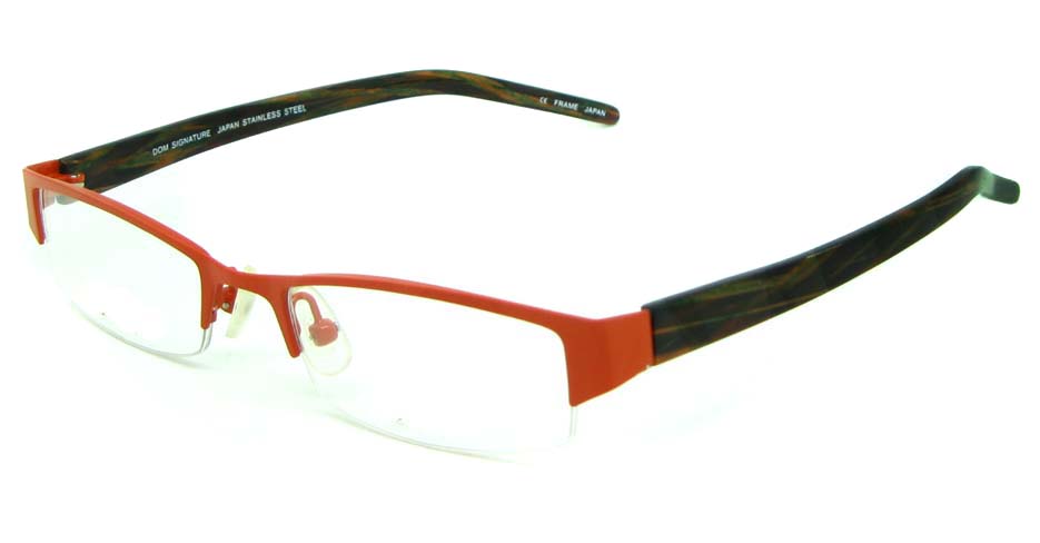 red blend rectangular glasses frame   HL-DS2057-61