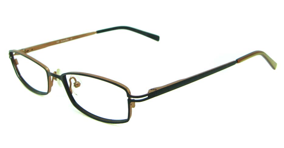 tea metal rectangular  glasses frame  HL-238-3