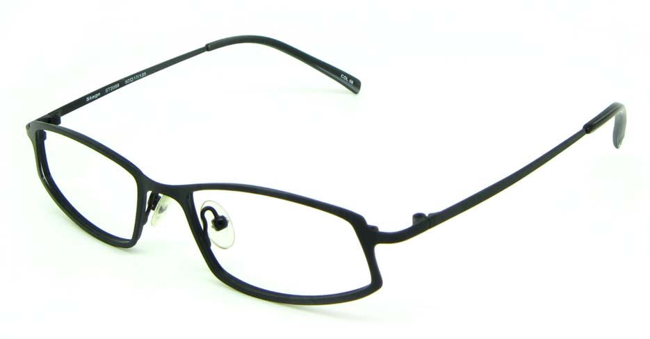 black metal rectangular glasses frame HL-ST2088-06