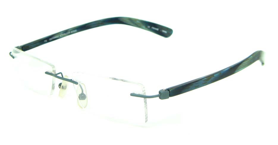 green blend rectangular   glasses frame  HL-MOD102-C68