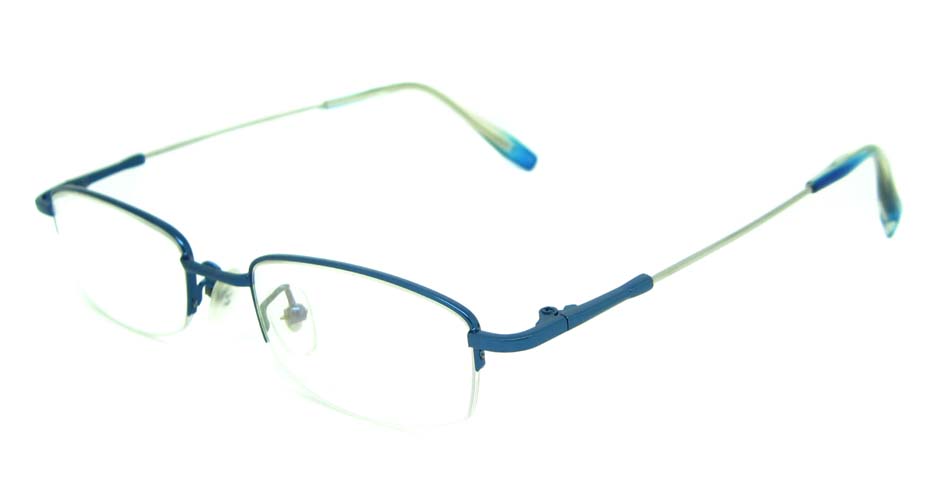 blue metal rectangular glasses frame    JS-YKG306