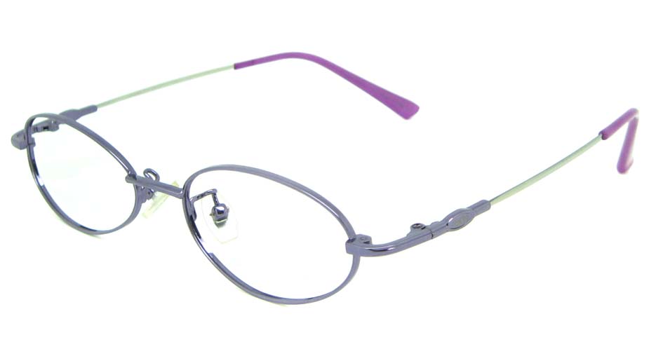 purple metal rectangular glasses frame    JS-LJS9927-Z