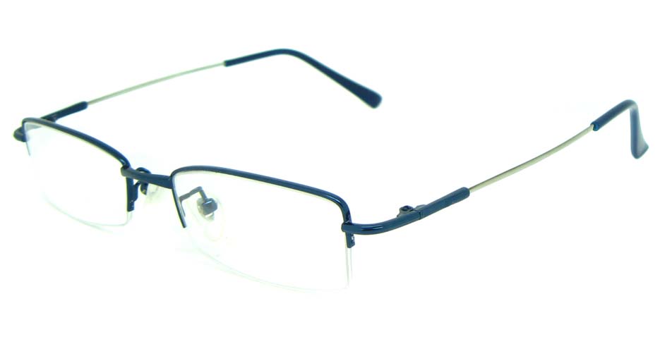 blue metal rectangular glasses frame      JS-LJS9930-L
