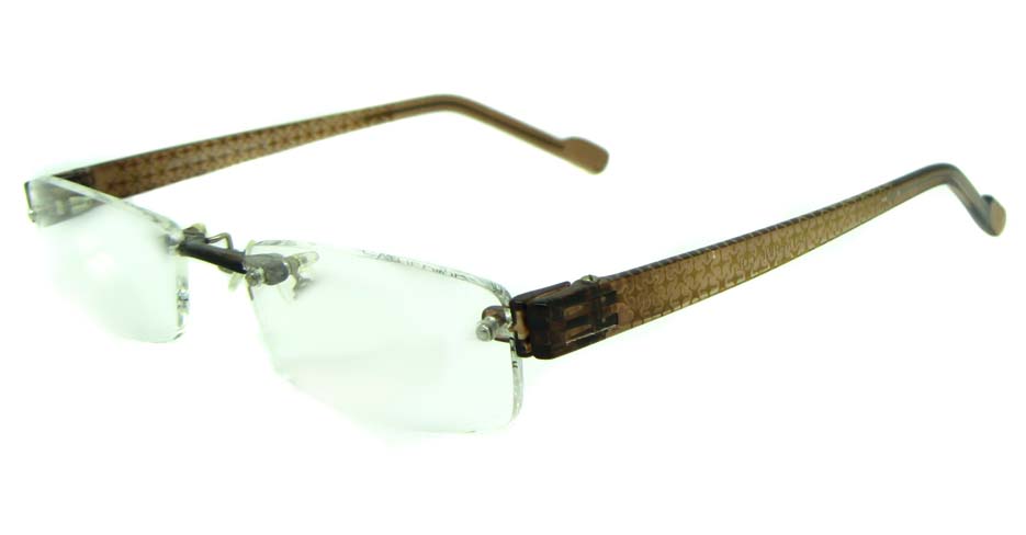brown TR90 rectangular glasses frame JS-JDH200818-C1