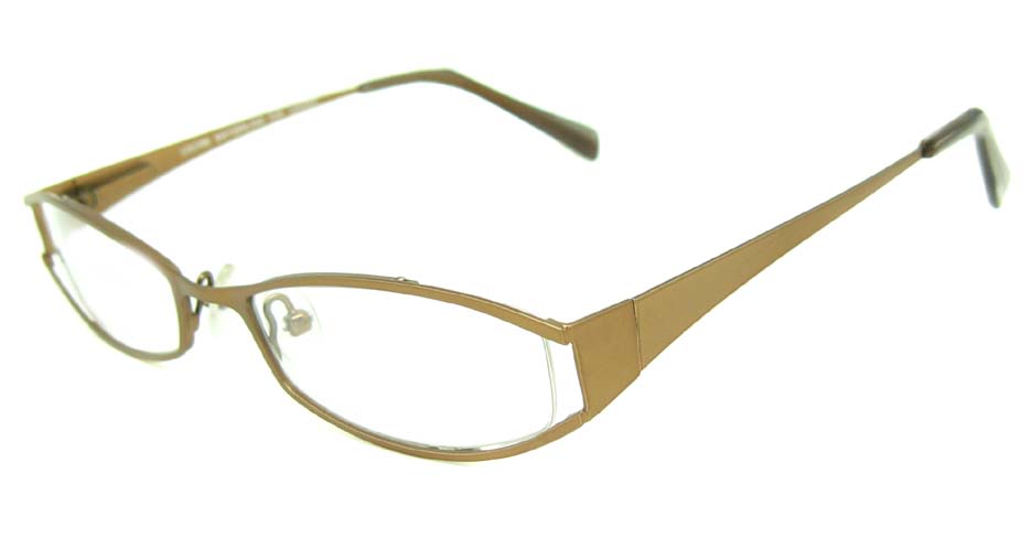 brown metal glasses frame HL-LE313-PR148