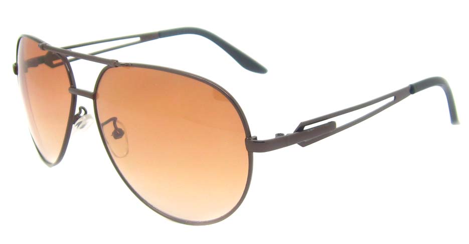 brown metal aviator    glasses frame YW-DH825-ZS