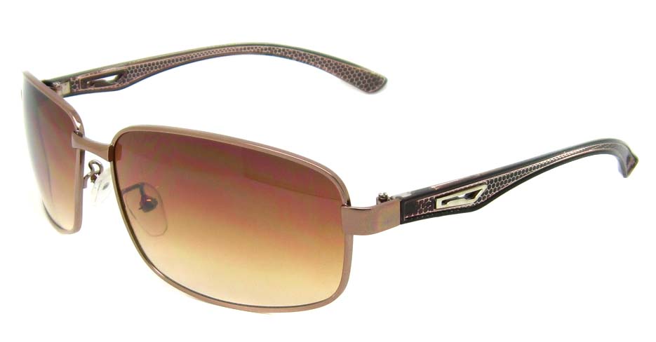 brown blend rectangular  glasses frame  YW-DH8814-ZS