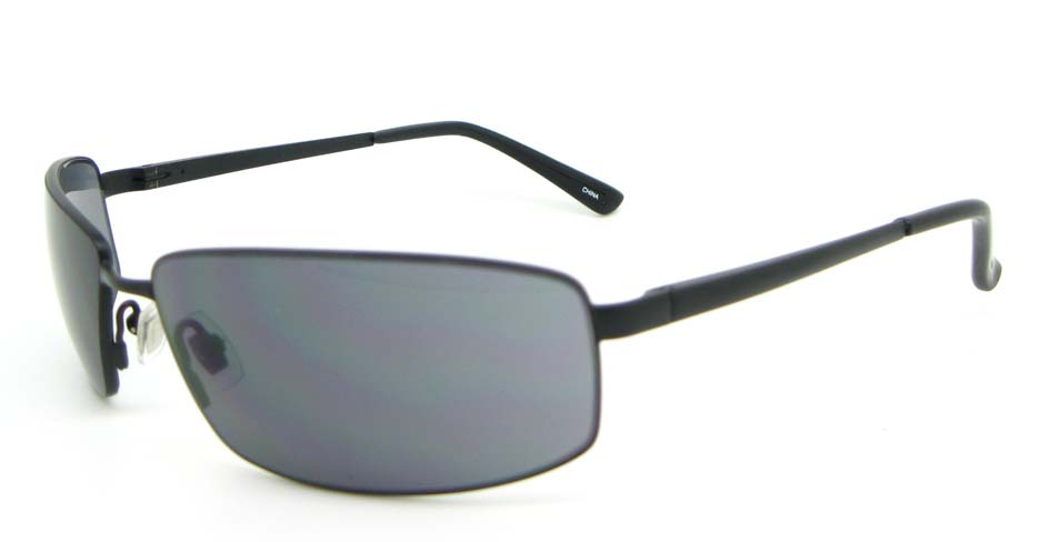 Black Metal Rectangle sunglasses XL058