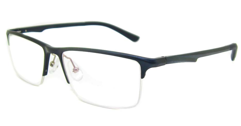 Al Mg alloy Blue Rectangular glasses frame LVDN-GX146-C07