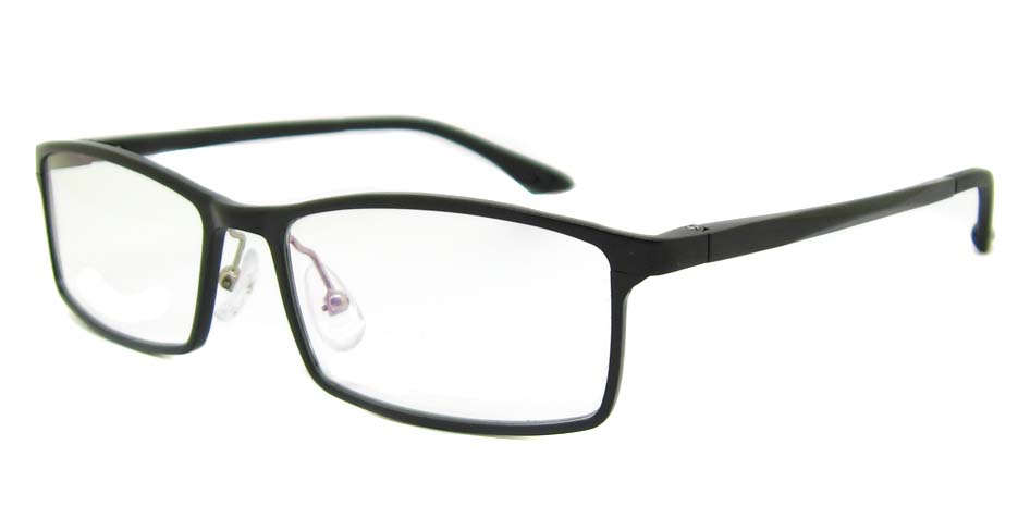 Al Mg alloy black rectangular glasses frame LVDN-GX209-C01