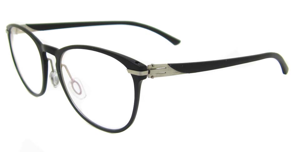 Al Ti  black  Oval glasses frame SM-GX204-C01