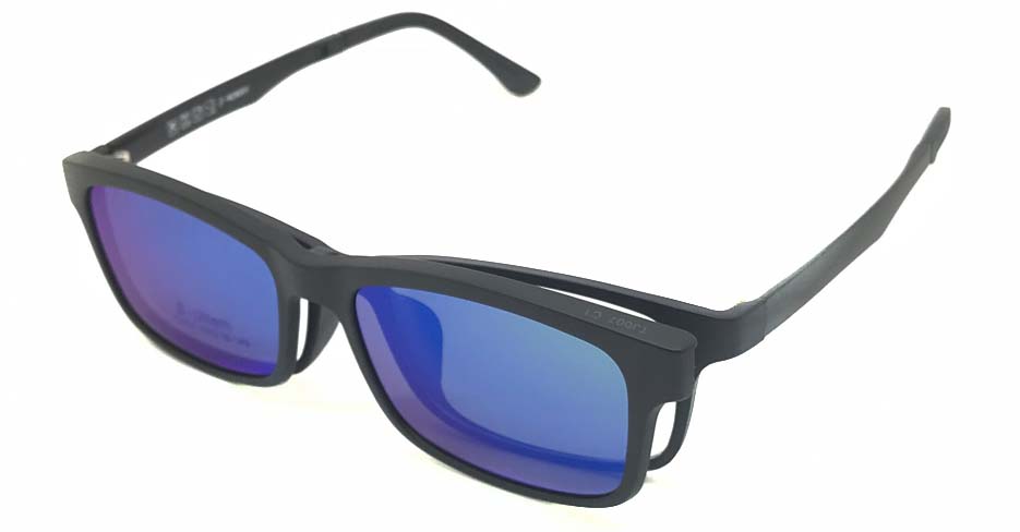 Blue with Green TR90 Polarized Magentic sunglasses FMH-TJ007-C1