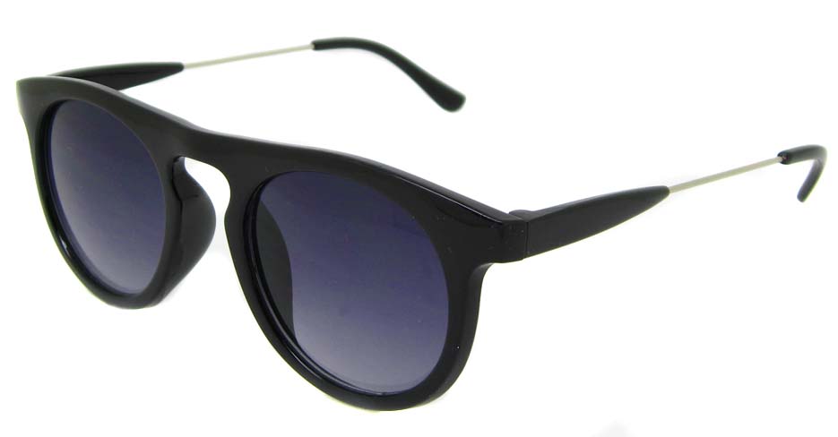 Black blend oval retro glasses  LF-FG006-HS