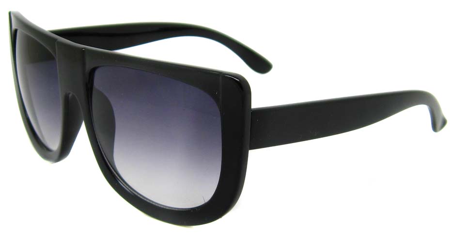 Black oval acetate big  retro glasses frame LF-FG004-HS