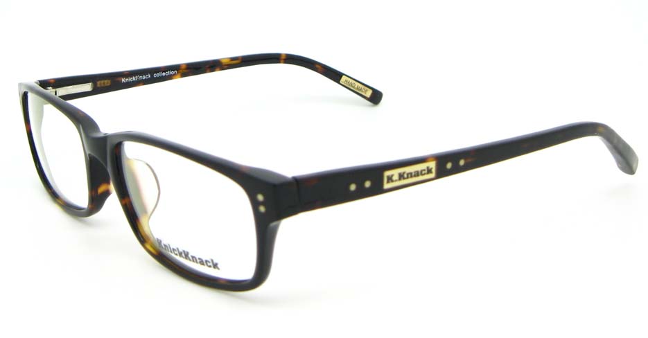 Black with Tortoise Acetate Rectangular glasses frame WKY-K1015-ZS