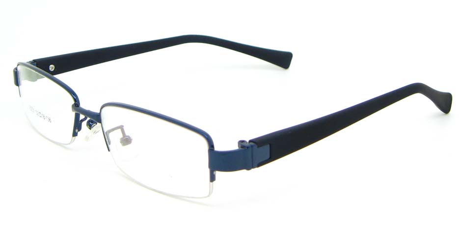 Black with blue blend rectangular glasses frame WKY-KSD6231-L