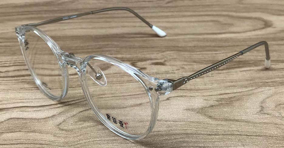 Blend round clear glasses frame MF-SFY-6684-C03