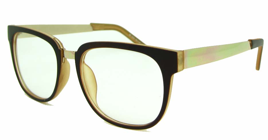 Brownblend oval glasses frame  WLH-XN1216-CZS
