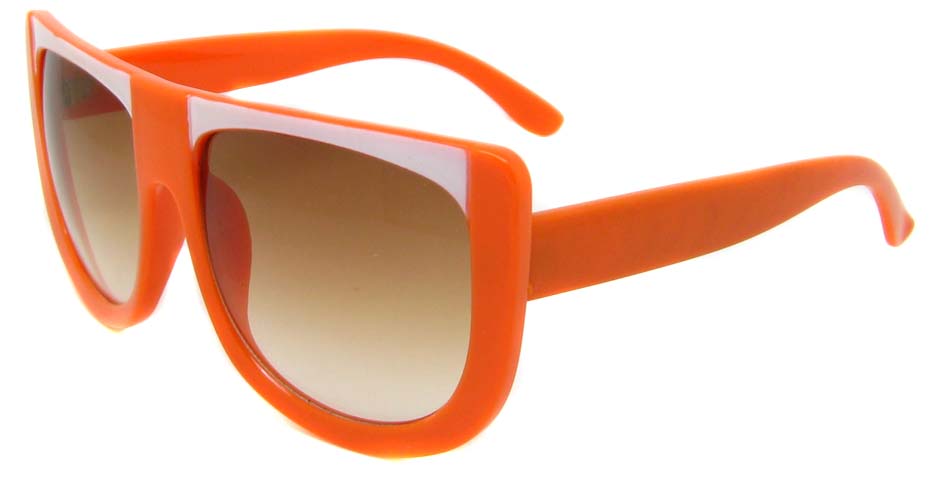 Orange  oval acetate big  retro glasses frame LF-FG004-JBS