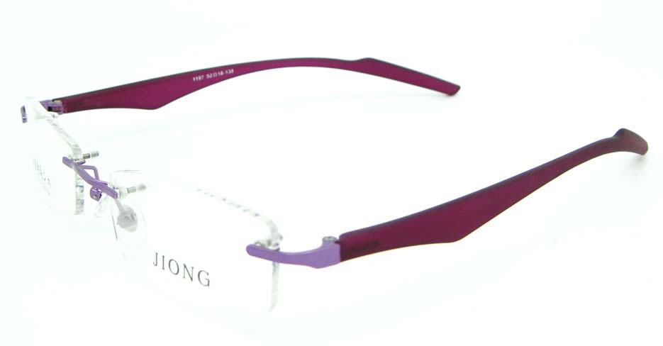 Purple blend rectangular glasses frame  JNY-JIONG1197-Z