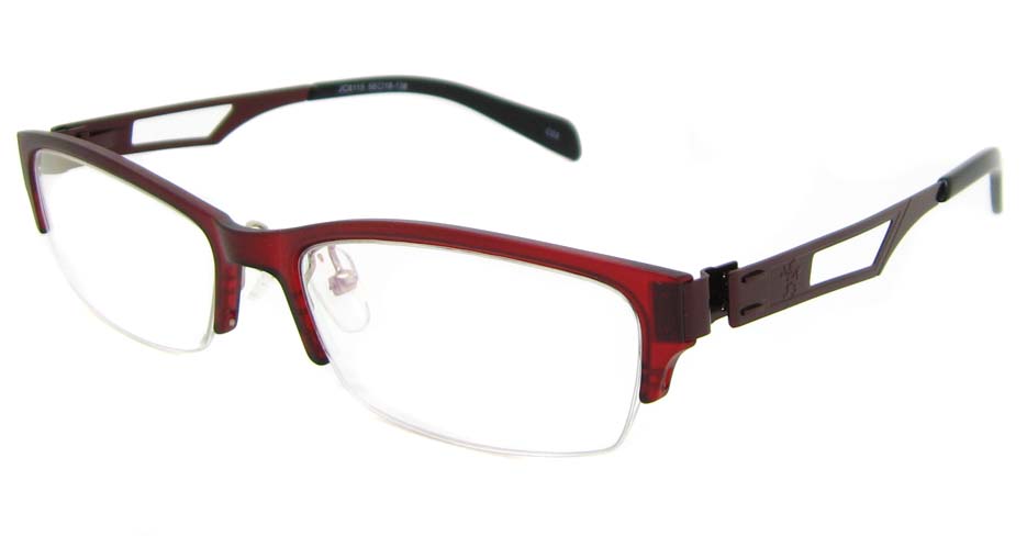 Red Blend oval Glasses frame TD-JC8115-C3
