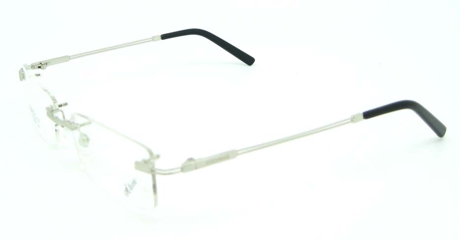 Rimless silver  rectangle metal glasses frame JNY-JIONG1105-Y