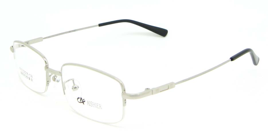 Silver metal Rectangular  glasses frame WKY-ASR8111-Y