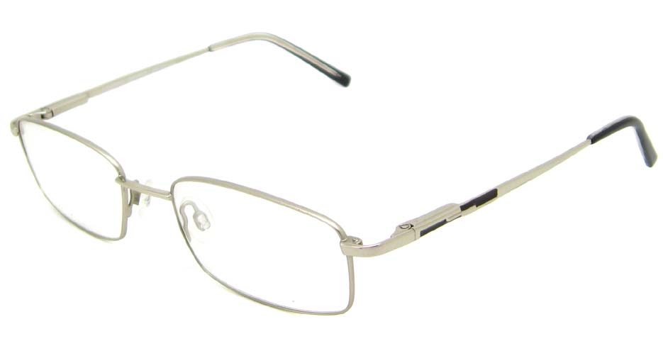 Silver rectangular metal   glasses frame HL-DOLA001-YBS