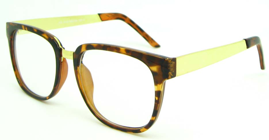 Tortoise blend oval   glasses frame   WLH-XN1216-GWS