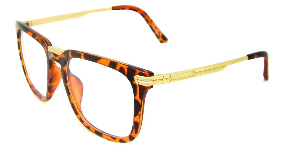 Tortoise with gold oval blend retro  frame YM-OF1219-C13