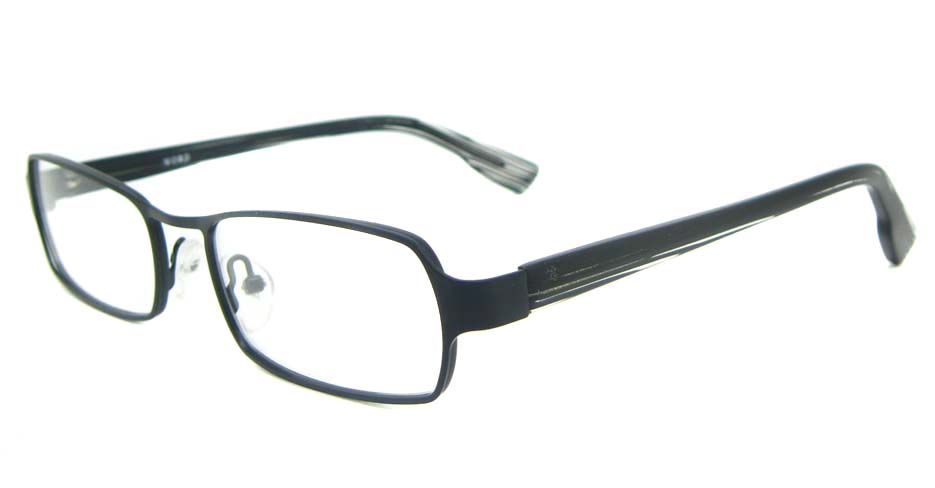 black blend  rectangular glasses frame YL-WORD1332-C4