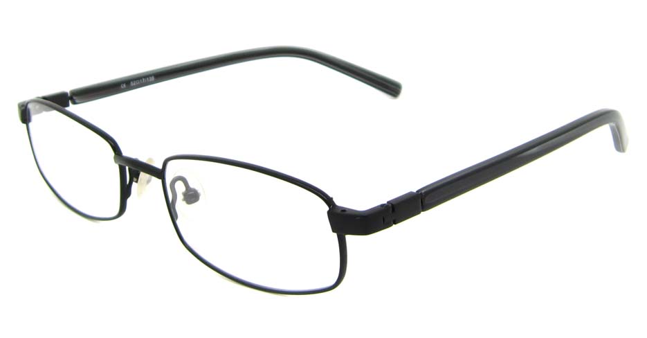 black blend rectangular glasses frame HL-AMA2946-002