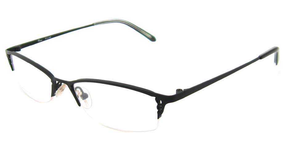 black cat eye metal glasses frame HL-PILAR