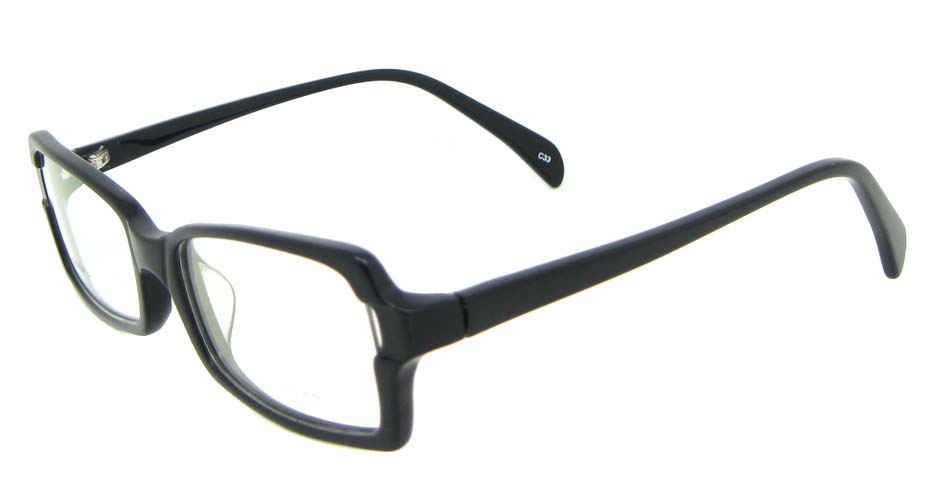 black oval Acetate glasses frame WKY-BL6184-C33