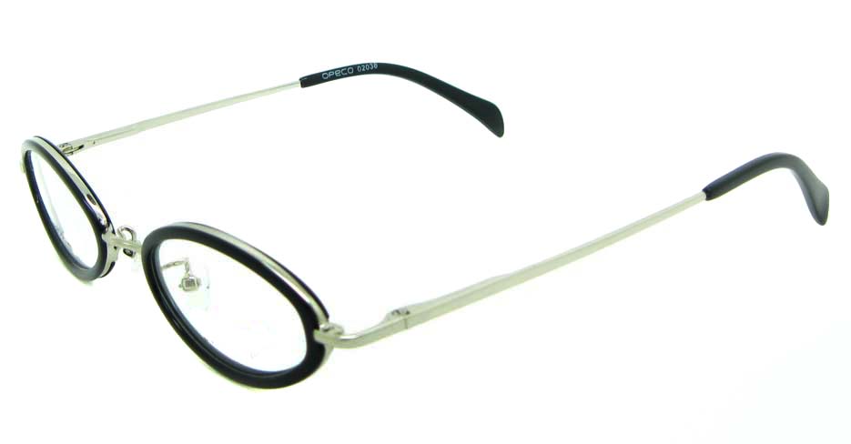 black round blend glasses frame JNY-02036-HS