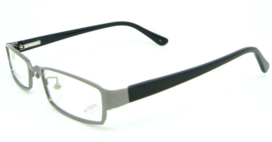 black with grey blend Rectangular glasses frame JNY-KM1603-C2