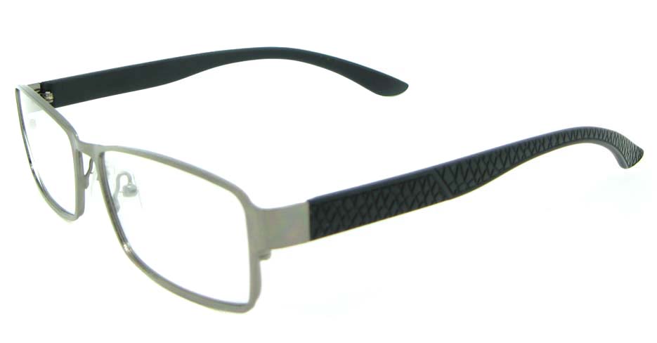 black with gun rectangle Metal glasses frame JNY-HYL7620-Q