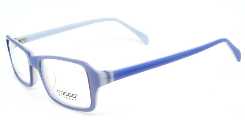 blue Acetate Rectangular glasses frame WKY-BL6158-C130