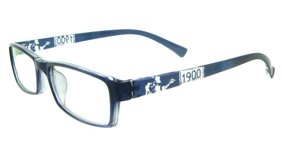 blue Rectangular tr90 glasses frame YL-KLD8001-C3