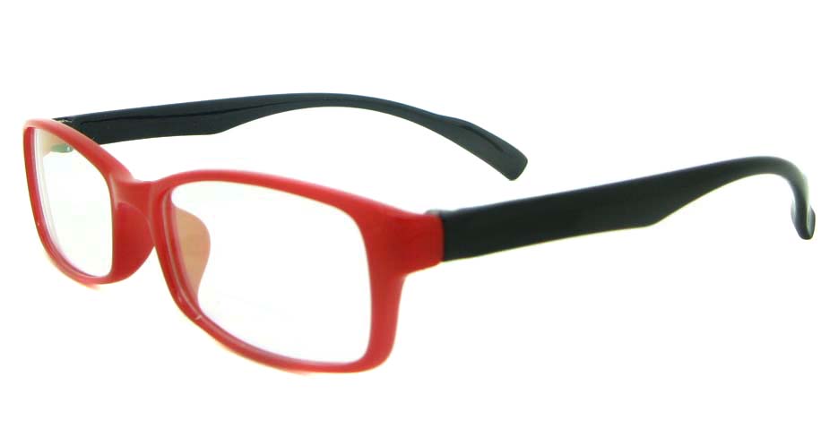 blue with red tr90 Rectangular glasses frame YL-KLD8008-C7