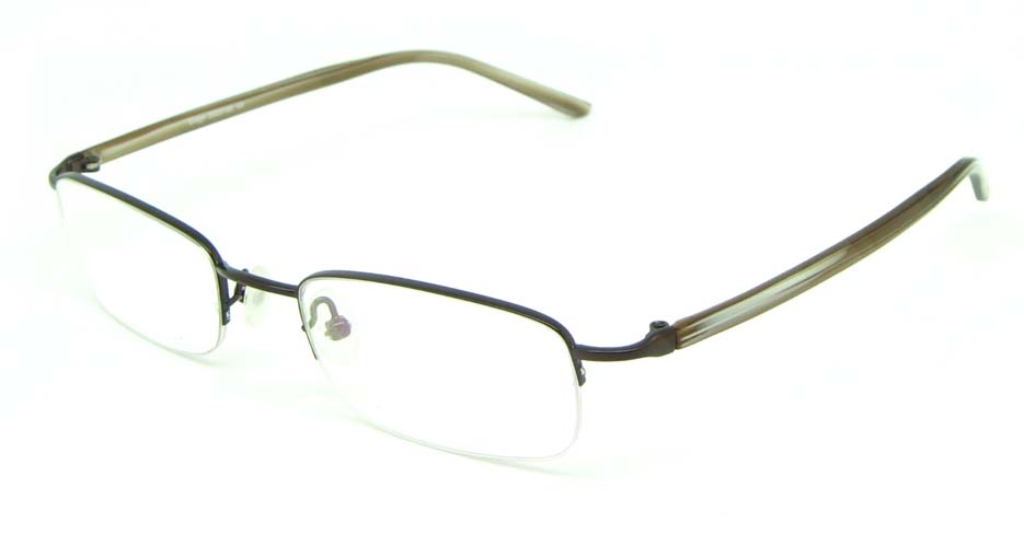 brown blend rectangular  glasses frame  HL-HY55182-MBR
