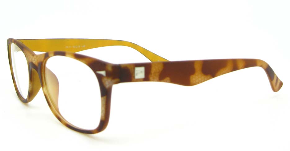 brown plastic oval glasses frame WLH-2211-K125