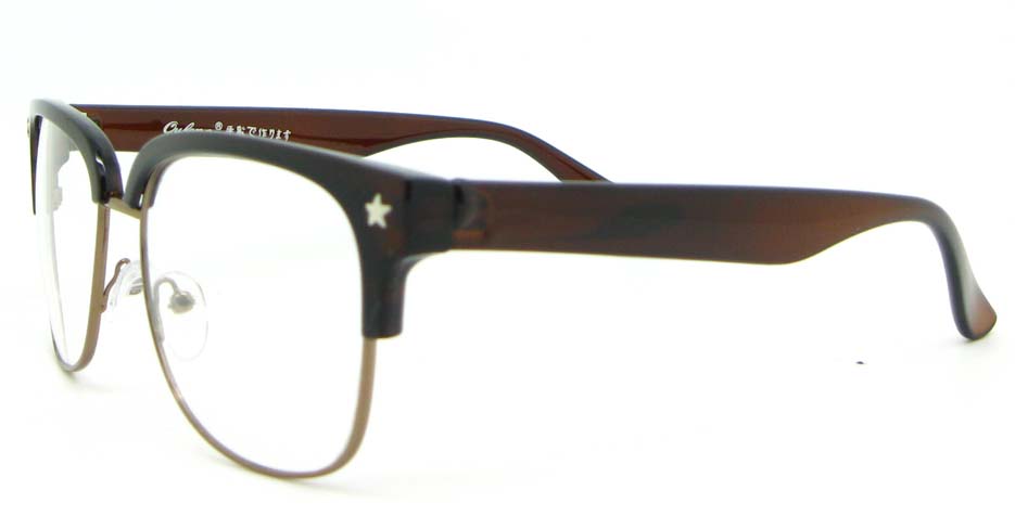 brown retro blend  glasses frame WLH-OF1831-C6