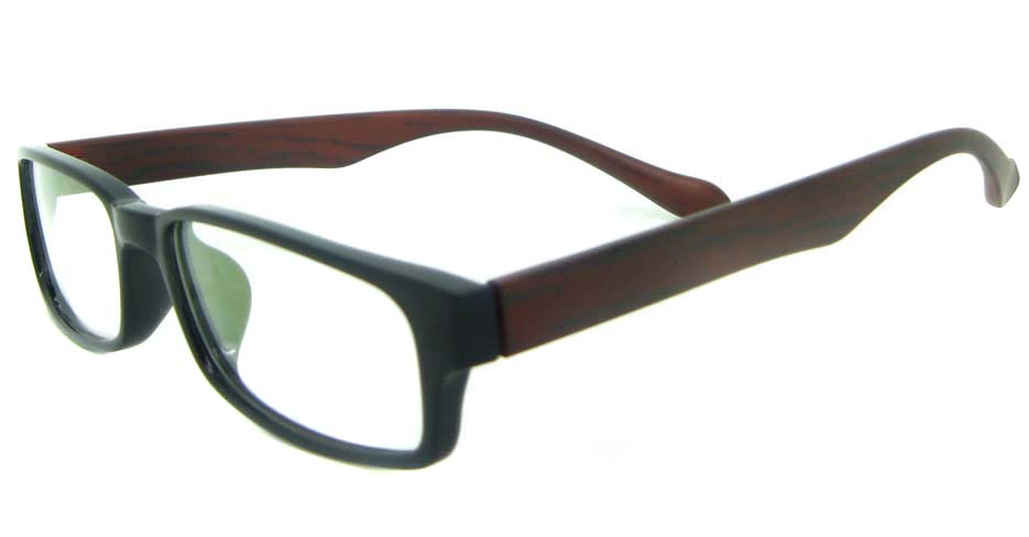 brown with black tr90 Rectangular glasses frame YL-KDL8039-C7