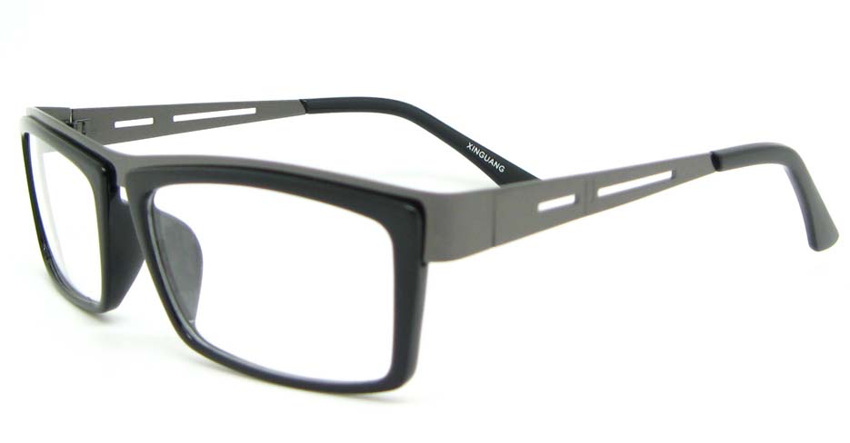 grey with black blend rectangular glasses frame WLH-SH511-C1